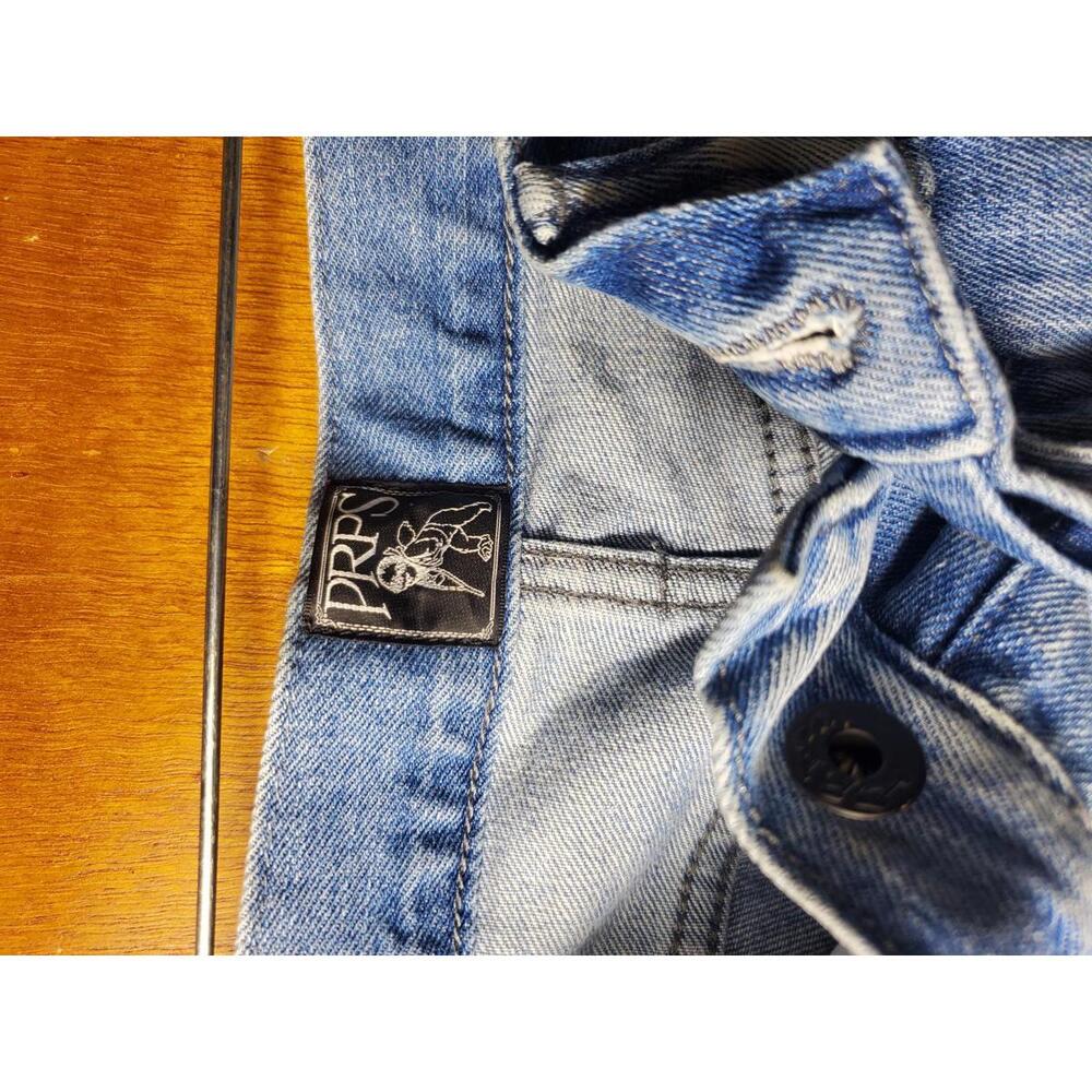 Women’s Distressed Blue PRPS Jeans Size 30x32 - Picture 2 of 8